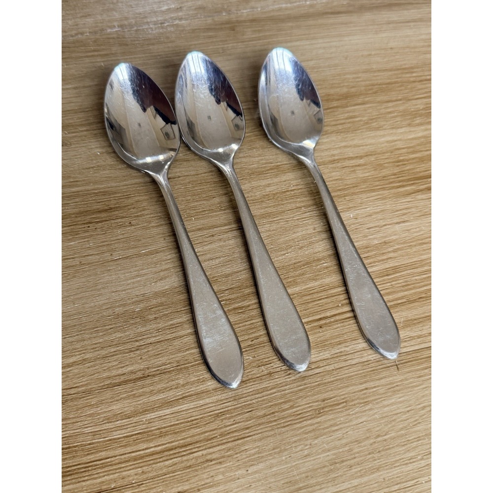 Gorham Georgetown NEW Stainless 18/8 Flatware Korea 3 Teaspoons 6" GLOSSY